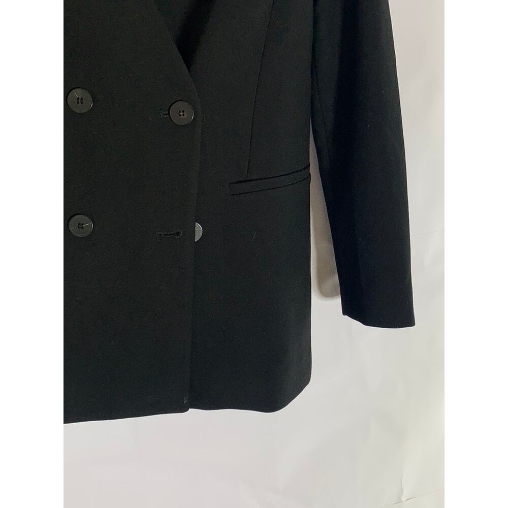 Mango Suit Women's Black Solid Double-Breasted Co… - image 5